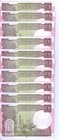 1 Rupee 100000-1000000 Number In Unc 10 Notes