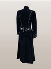 Women Native American Western Suede Leather Long Wedding Dress Powwow Regalia