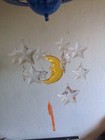Mint Condition  Vtg Ikea Vimsig Space Mobile Comet Stars Saturn Rocket Baby Crib