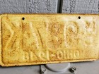 1948 Ohio Mc Motorcycle License Plate 