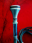 Vintage Rare 1950 s Astatic Dk-1 Crystal Microphone W F-11 Adapter   Cable Harp