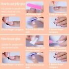 Press On Nails Short Square Fake Nails False Nails With Nature Press Pink Ombre