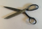 Vintage Wiss Inlaid Steel Forged No  28 Black Handle 8-inch Dressmaking Scissors