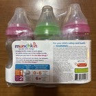 Munchkin Mighty Grip Bpa-free Glass Bottles 3 Pack  4 Oz colors Vary 4 Oz 
