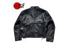Premium Men   s Black Genuine Vintage Leather Jacket Military Biker Army Jacket