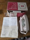 Vintage Salmon Starlite Automatic Electric Corded Wall Phone Rotary   Nib Rare 