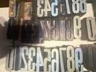 70 Antique Letterpress Wood Type Block Numbers Multiple 0 -9 Sets With Extras