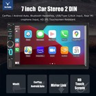 7inch Double Din Car Radio Stereo Touch Screen Bluetooth Mp5 Player Usb-c Swc