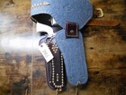 Vintage Hubley Colt 45 Diecast Cap Gun With Custom Double Holster   386