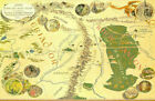  the Hobbit  Lord Of The Rings Bilbo s Journey There And Back Again Replica Map