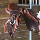 Portable Wooden Saddle Rack - Durable  Space-saving Solution For English And    