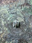 Chinese Bronze Mirror Four Dragon Pattern Ornament Round Mirror             