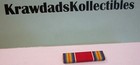 Wwii Victory Ribbon Bar On Brass Slider Glows Under Uv  1960 s
