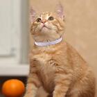 4 Pack Bling Rhinestone Cat Collar Breakaway With Bells For Cats Puppy