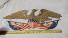 Vintage 1958 Metal Eagle 23  Patriotic American Flag Wall Decor Usa