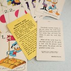 Vtg Card Game Edu-cards Trading Swap Collage Disney Donald Duck