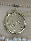 Vintage 14k White Gold Natural White Pearl 20 Inch Necklace