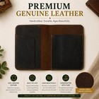 Leather A5 Journal Cover Top Bound     Handmade Vintage Leather Notebook Cover    