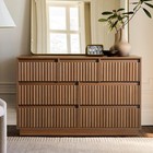 7 Drawer Dresser For Bedroom  Modern Chest Of Drawers  Wooden Storage Organizer