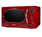 Nostalgia Retro 1 1 Cu Ft Countertop Microwave  12 Pre-programmed  Large 1000 W