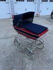 Clean Vintage Perego Pram Baby Stroller Carriage Made In Italy Works Great
