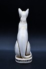 Ancient Egyptian Antiquities Egyptian 3 Goddess Bastet Statue  3 Cat Figure Bc