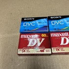 Lot 4 Sony   Maxell Dvc Minidv 60 Min Camcorder Video Cassette Tapes New Sealed