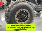 2025 Polaris Rzr Pro R Ultimate Oem Gloss Black Rim 15  Wheel 1525840-067