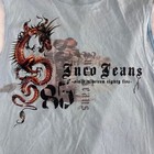 Jnco Jeans Dragon Graphic Light Blue Tank Top Y2k Vintage Skater Grunge