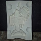 Alberta s 248 Ceramic Slip Mold Mouse With North Pole Sign Christmas Ornament 4 