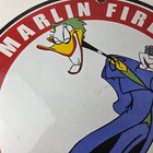 Vintage Marlin Firearms Sign - Joker Batman Comics Gas Pump Porcelain Sign
