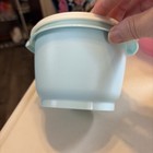 Tupperware Servalier Bowls  set Of 4  Pastel Colors White Snap Seal Lids New  