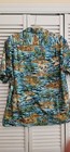 Hawaiian Mens Shirt Sz Lrg Made In Hawaii 100  Cotton  By Blue Hawaii Pre Owned 