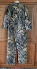 Mossy Oak Coveralls Mens Xl Camo Hunting Jumpsuit Brown