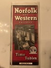 April 25 1937 Norfolk And Western Railway Train Time Table