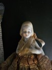 German Half Doll Antique Tea Doll