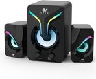 Rgb Mini Computer Speakers With Subwoofer  11w Stereo Sound For Gaming