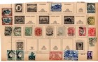 Stamp Collection- South Africa On Vintage Page Remnants  c589 