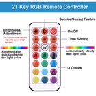 Varmhus Submersible Led Aquarium Light fish Tank Light With 3 Stage Timer Auto T