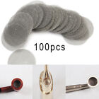 100pcs Pipe Screen Stainless Steel Metal Tobacco Smoking Pipe Filters 3 4 Inches