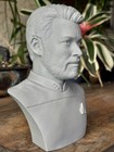 Star Trek Tng William Riker 3d Printed Bust     6 5    Display Figure