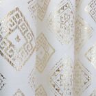 Mainstays Aztec Foil Metallic Window Curtain Panel - 40   W X 84   H