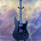 Rosewood Fingerboard Matte Black St Electric Guitar Ships From Usa