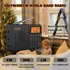 Portable Radio D-109 Am fm sw mw lw Digital Stereo Bluetooth Speaker W headphone