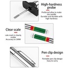 2pcs Car Tire Tread Depth Gauge Kit  Tire Thread Depth Meter Tool Color Coded