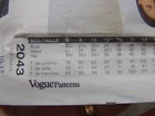 Vogue 2043 Shirt Skirt   Pants Pattern 8 10 12 Toledo  Uncut