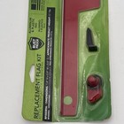 Gibraltar Solar Red Mailbox Flag Replacement Kit Aluminum Post Mounted Rf000r06
