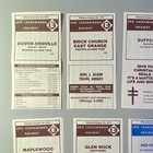 10 Erie Lackawanna Railroad Timetables 1975-76 All Different 9 Destinations