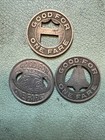 Lot Of 3  Los Angeles Ca  California Transit Token Good For One Fare La Sz 10c