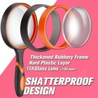 10x Shatterproof Magnifying Glass 10x Large Handheld Magnifying Glass Usa